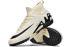 TOPSFEBA Soccer Cleats for Mens Womens Indoor Soccer Shoes Unisex Baseball Turf Shoes Youth Rugby Shoes Adult AG FG TF Football Boots Wide Training Sneaker