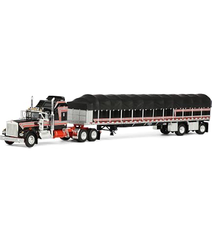 First Gear DCP 1/64 Kenworth W990 Day Cab with Walker Milk Food
