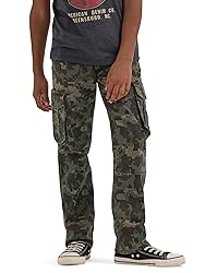 Wrangler Authentics Boys' Cargo Pant, Tech Forest