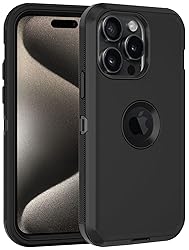 for iPhone 15 Pro Max Case, with Built in Screen