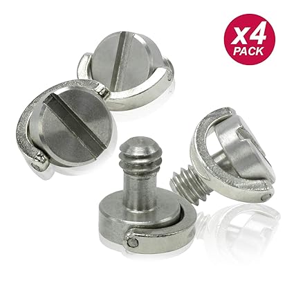 LimoStudio [4 unidades] D mango anilla 1/4 