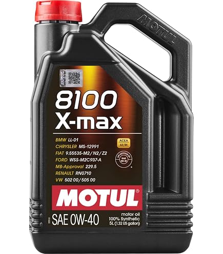 Amazon.com: Motul 106377 8100 X-Clean+ 5W-30 Motor Oil 5-Liter