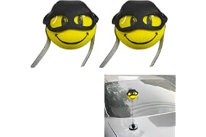 JNXIJ 2PCS Car Antenna Topper, Funny Pilot Antenna Ball Automotive Roof Toppers, Cute Pilot EVA Foam Ball Exterior Decoration for Most Vehicle Antennas, Universal Car Accessories