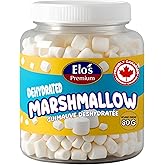 Dehydrated Marshmallows 80g – Crunchy, Sweet & for Hot Chocolate, Cereal, Baking & Snacking – Mini Dried Marshmallows for Des