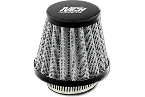 MCHMFG Motorcycle Air Filter 38mm for SSR 110cc 125cc Coolster CRF Dirt Pit Bike GY6 50cc Scooter Moped QMB139 Engine Parts (Black)