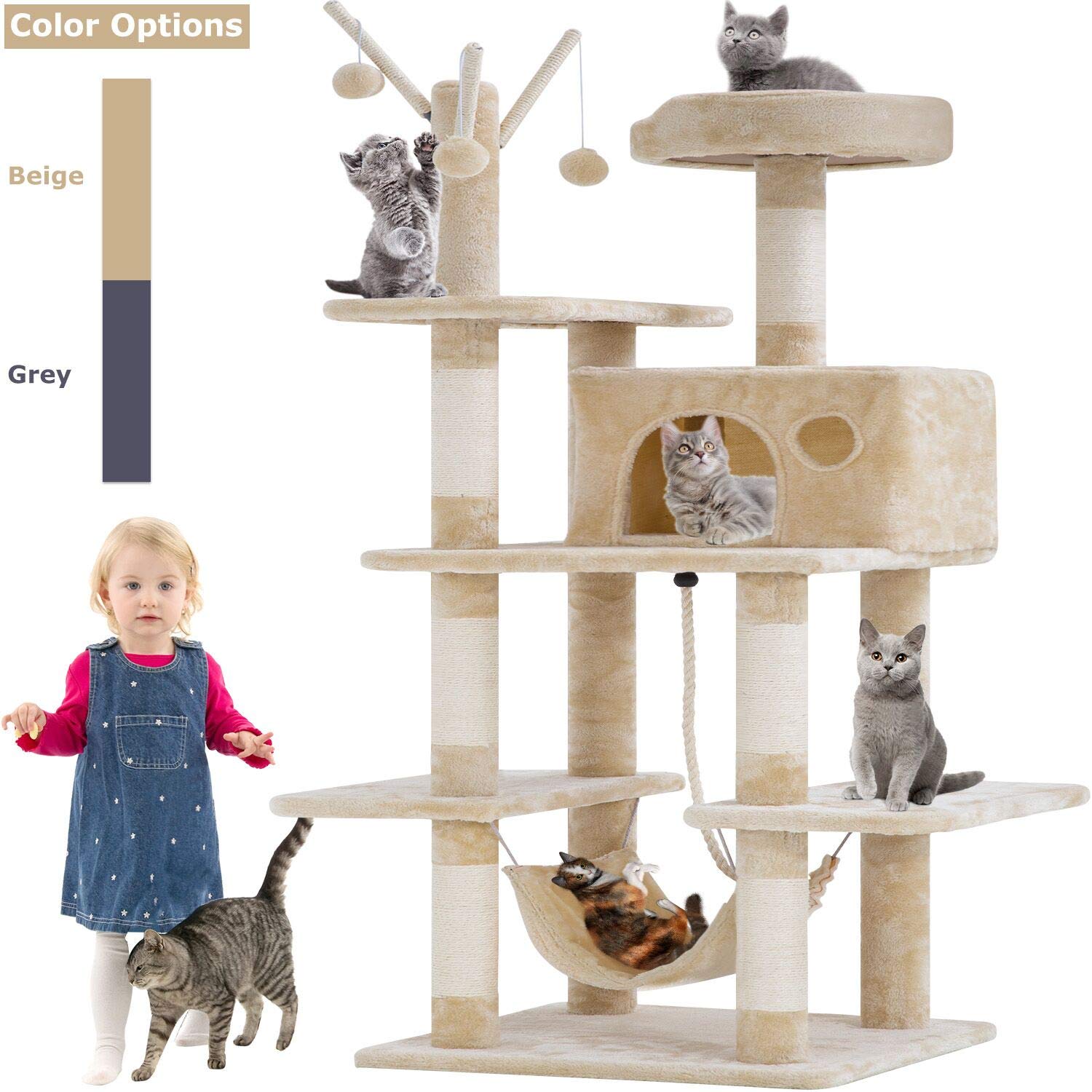 Best Cat Tower With Hammock