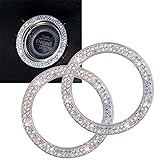 ToBeQueen Car Crystal Ring Sticker Multicolor Bling