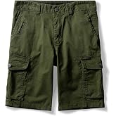 OCHENTA Men's Lightweight Cargo Shorts, Relaxed Fit 100% Cotton Casual Summer Shorts with 6 Pockets (No Belt)