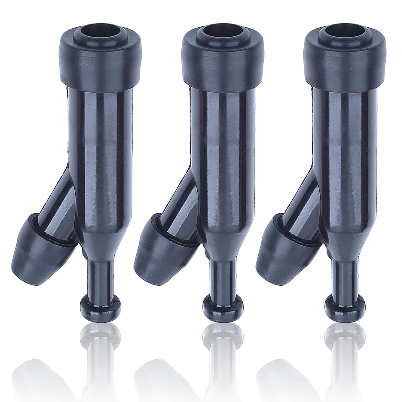 3 Pack Spark Plug Caps for Honda GX160 GX390 GX120 GX240 GX270 GX340 GX200 Engine, Adefol Spark Plug Boot Resistor Replacement Professional Spare Parts