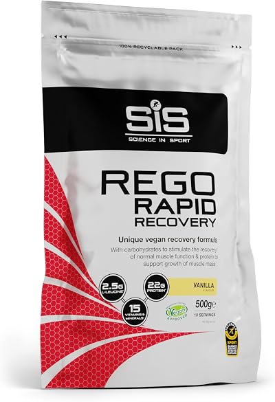 Science in Sport REGO Rapid Recovery Vegan Protein Powder Vanilla 500g