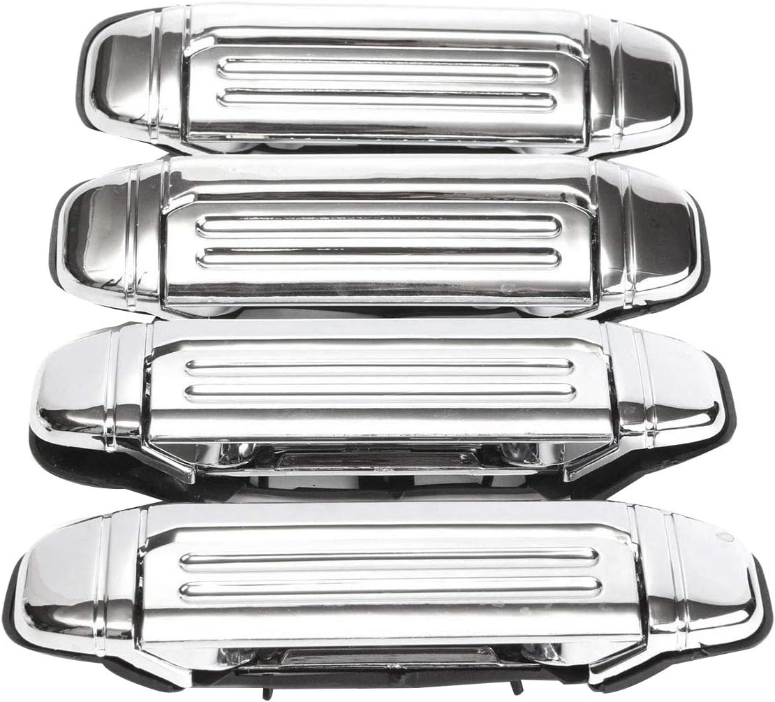 CUHAWUDBA Car Chrome Door Handle Accessories for Pajero 1992 1993 1994 1995 1996 1997