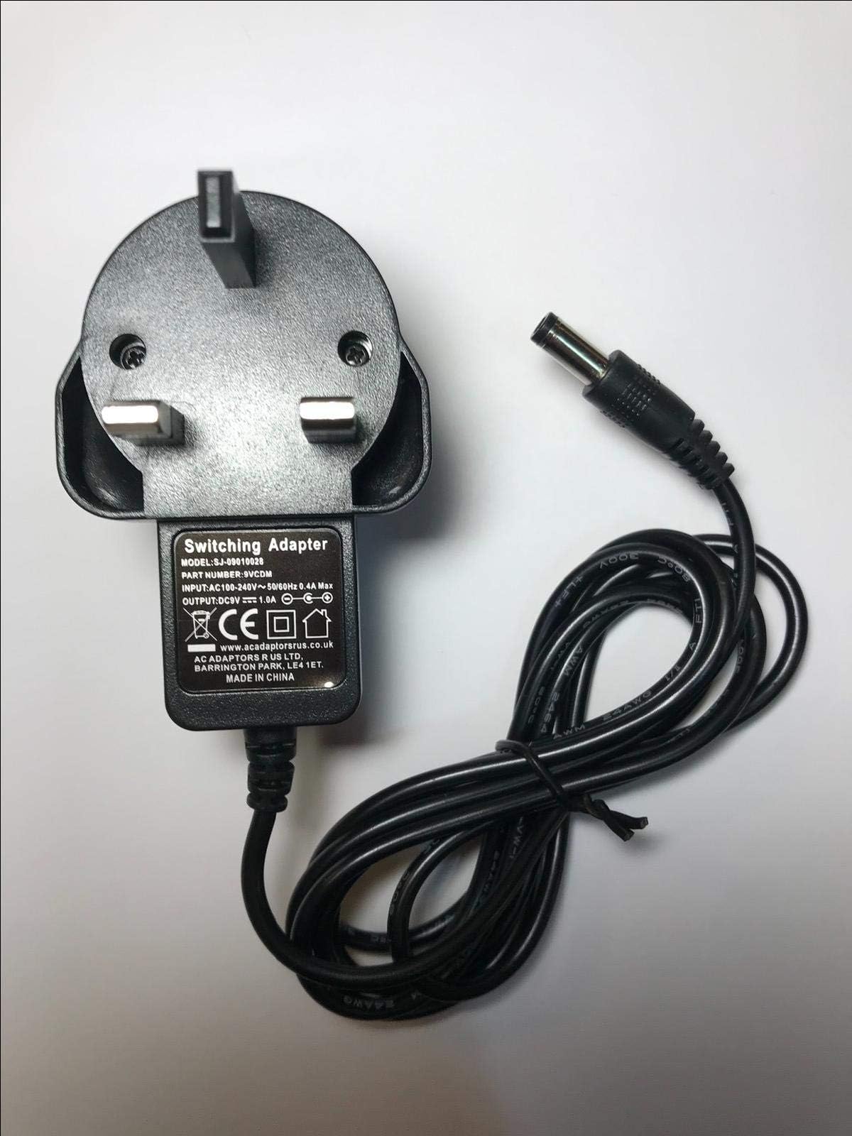 Pure Evoke Marshall DAB Radio 1 x T Plug UK 9V Plug Power Adapter AC-DC