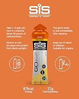 Science in Sport GO Isotonic Energy Gels Orange 15 x 60ml 22g Carbs Vegan view 4