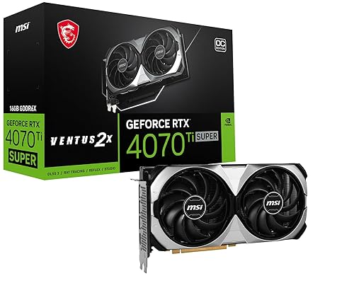 MSI Gaming RTX 4070 Ti Super 16G Ventus 2X OC Graphics Card