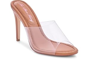 The Shoe Fairy Naked 2.0 Nude Heels, Clear Heels, Brown Heels, Neutral Heels, Comfy Heels, Clear Nude Heels, Comfy Stilettos