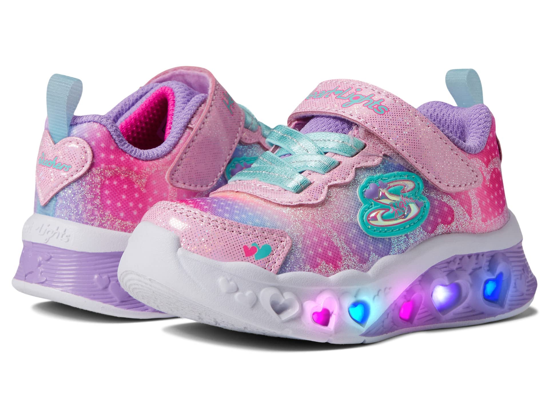 Skechers Unisex-Child Flutter Heart Lights Sneaker