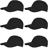 Gelante Cotton Twill Washed Unstructure Baseball Cap - Adjustable Blank Hat for Men Women - Wholesale Bulk Lot of 6 Pack