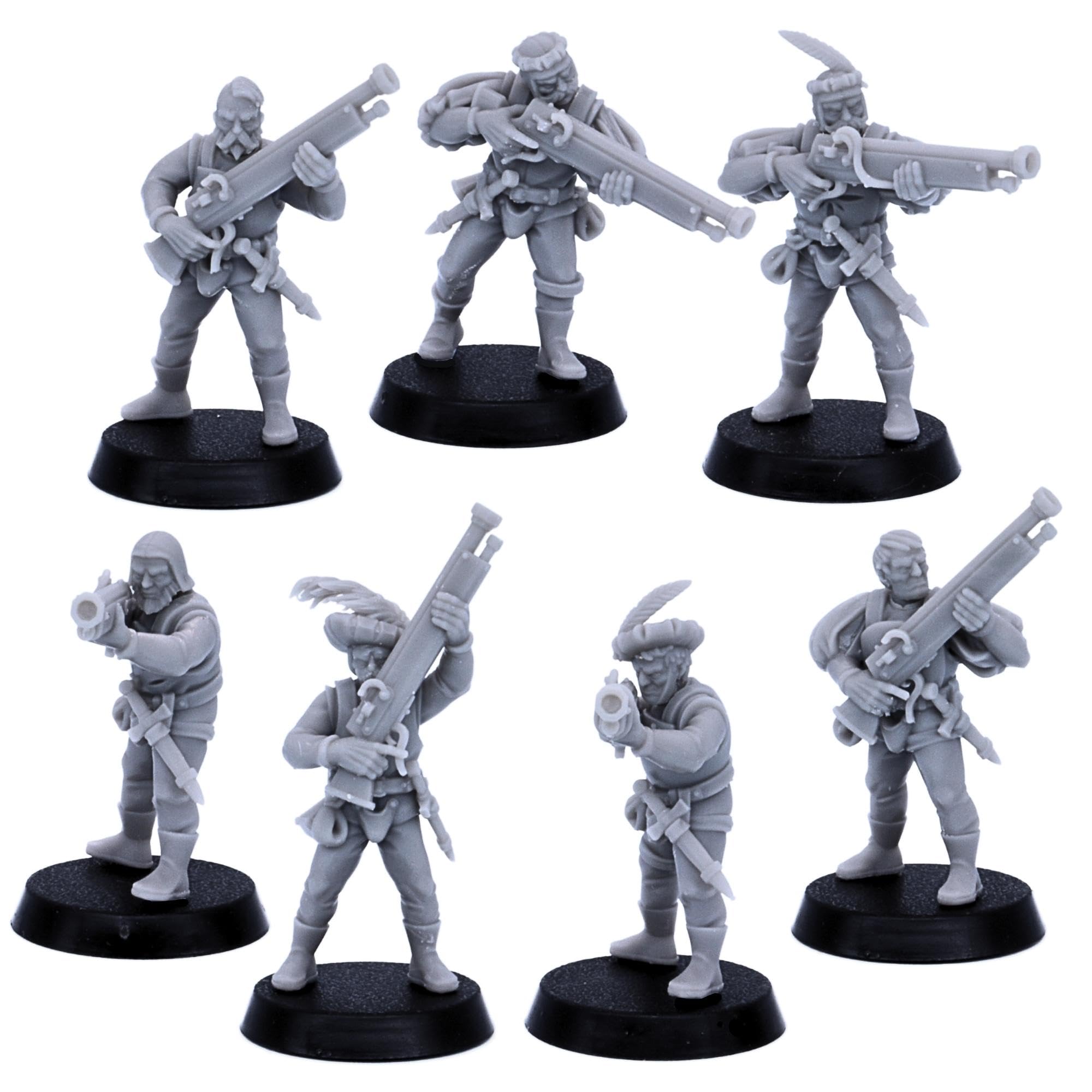 Forged Terrain Imperial Medieval Gunners Army, Historical Role Playing Tabletop RPG Games Dungeons and Dragons Miniature Gaming