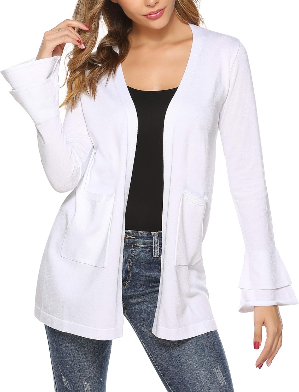 slim fit cardigan womens