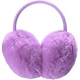 Ewaycom Women Winter Earmuffs Girls Faux Fur Fluffy Soft Ear Warmer Outdoor Plush Warm Ear Covers