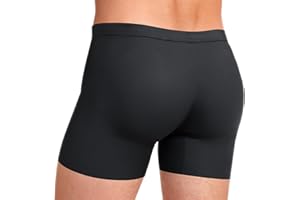 Daytain Mens Padded Boxer Briefs Tummy Control Body Shaper Butt Lifter Panties Seamless Body Shapewear Hip Enhancer