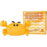 Menstruation Crustacean Crab by Relatable, Microwavable Heating Pad for Period Cramps, Easter Basket Stuffer Plushie, Easter Gift Ideas for Teens and Women, Includes 1 Lavender Scented Heating Pad