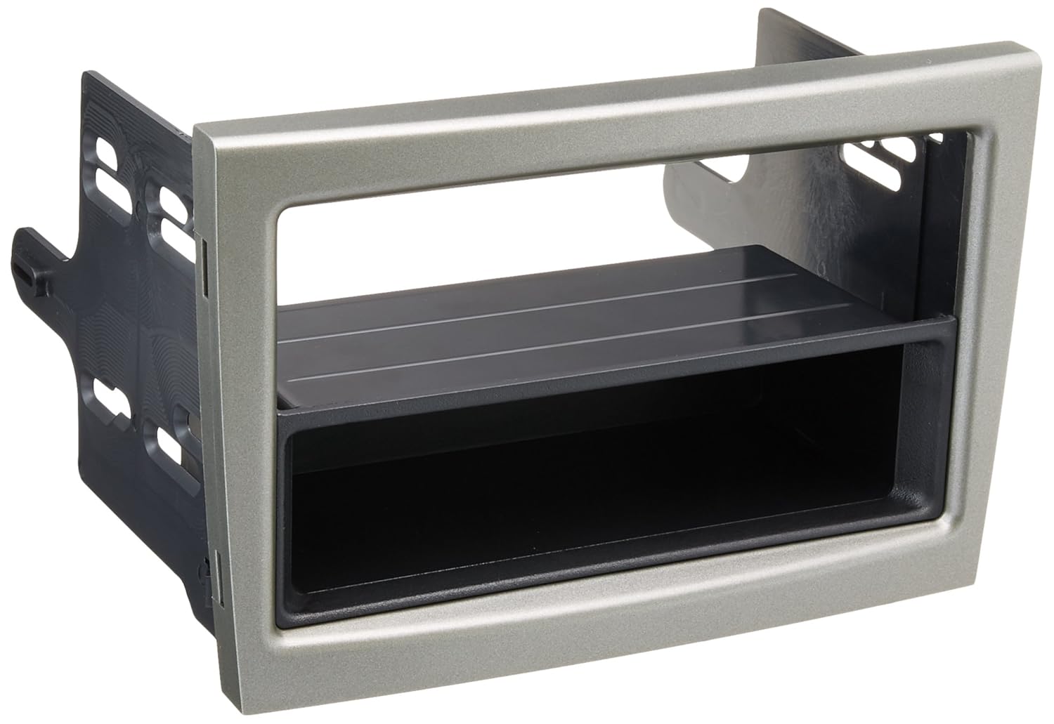 Best Kit BKPOR911S 2005-2011 Porsche 911, Boxster & Cayman 2005-2001 Dash Kit Single ISO Pocket or Double DIN Painted Silver