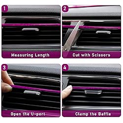 Kewucn 20 PCS Car Air Conditioner Vent Decorative