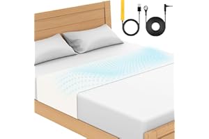 PILLCASE Grounding Flat Sheets, for All Mattress Size, 90% Organic Cotton+10% Pure Silver Fiber, Earth Connected, Healthy Sleep, with Static grounding Cord and Test Pen (White, 105.4 * 23.5 inch)