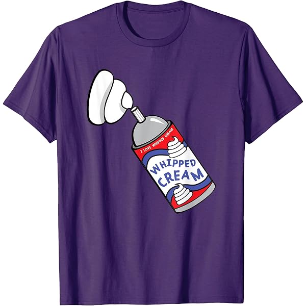 com: Whipped Cream Shirt T-Shirt : Clothing, Shoes &amp; Jewelry