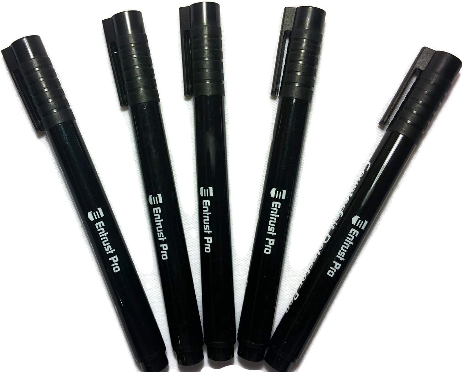 5-Pack Counterfeit Pens - Chisel Tip - Fake Money Detector Markers from Entrust Pro : Office Products