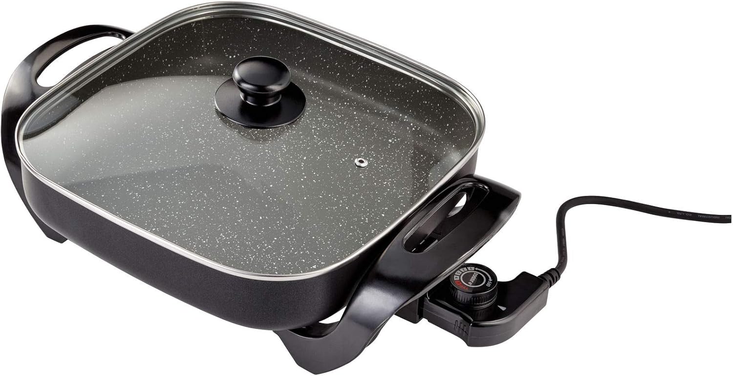 Judge Electric Skillet Non Stick with Lid and Carry Handles 30cm 1500W