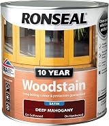 Ronseal 10 Year Woodstain Deep Mahogany 750ml view 3
