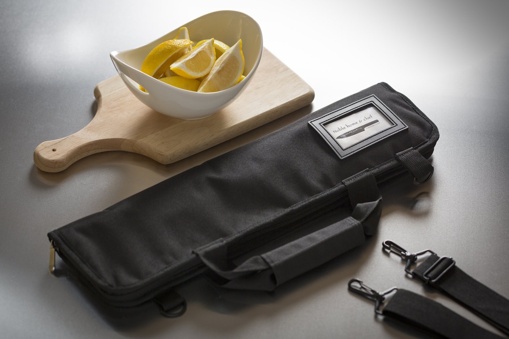 Chef Knife Roll Bag (6 slots) is Padded and Holds 5 Knives PLUS a