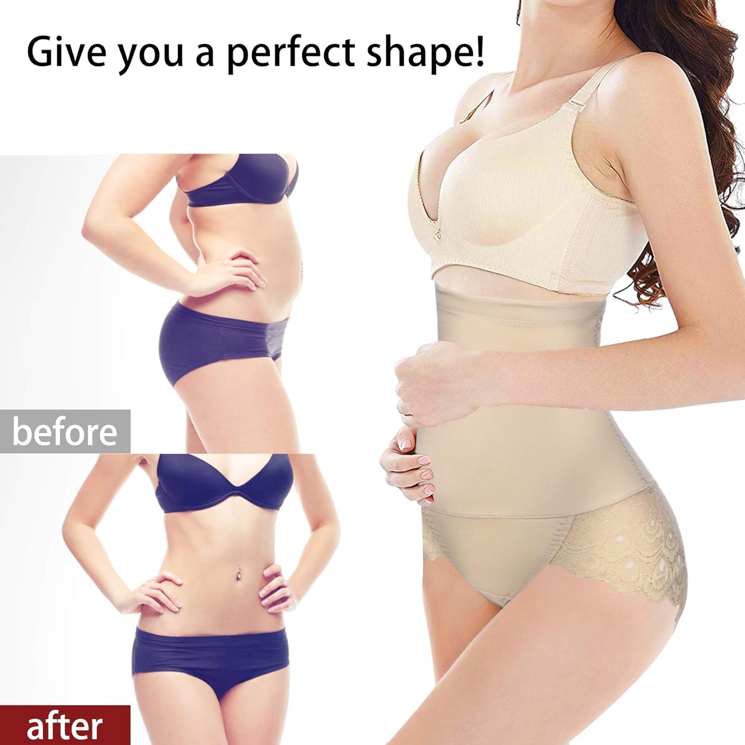 Hip Waist Support Panty Shorts Breathable Tummy Control Butt Lifter for Entire Pregnancy C-Section and Postpartum Recovery Control Panties: Industrial & Scientific