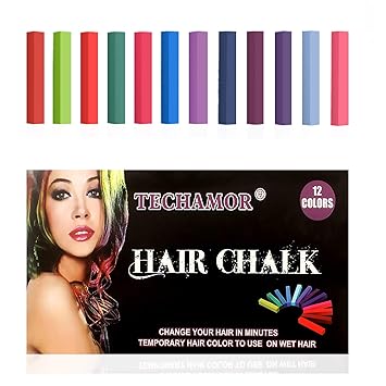 Amazon Com Hair Chalk Hair Chalk Pen Temporary Hair Color Chalk