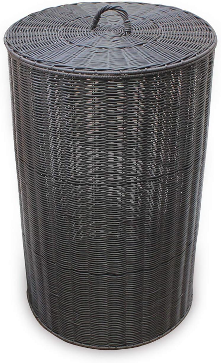 YONGYONGCHONG Storage Basket Dirty Clothes Storage Basket Large Laundry Basket Plastic Rattan Hamper Laundry Big Hotel Linen Cloth frame