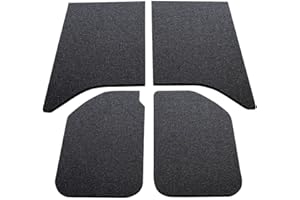 Design Engineering 050138 Boom Mat Sound Deadening Headliner for Jeep Wrangler, Black