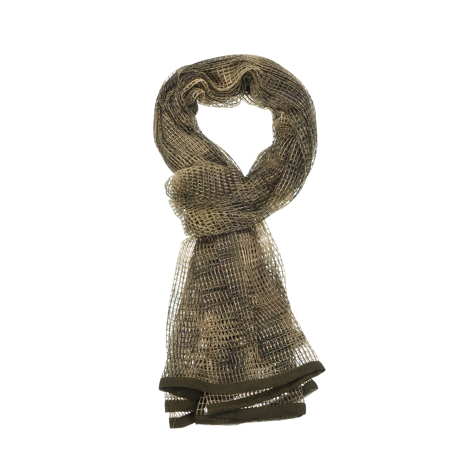 PATIKIL 71"x35" Camouflage Netting Camo Scarf, Camo Netting Veil Camo Mesh Neck Scarves Desert Mesh Scarves for Outdoor Activities, Ruin Camo