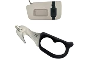 StatGear SuperVizor XT Auto Escape Tool, Black with sunvisor Holder…