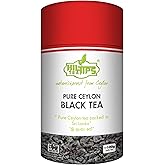 Loose Leaf, Pure Ceylon Black Tea 100g, Exquisite Blend, Hiltips, In Reusable Round Caddy