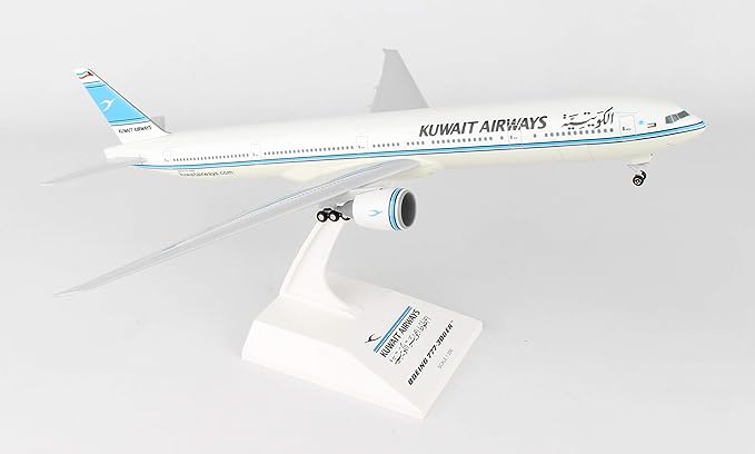 SKR891 Skymarks Kuwait Airways 777-300er 1:200 W:Gear Model Airplane