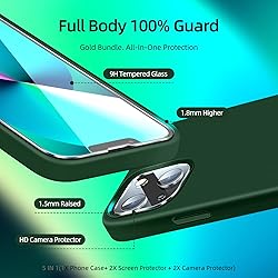 Dssairo [5 in 1 Designed for iPhone 13 Case, with 2