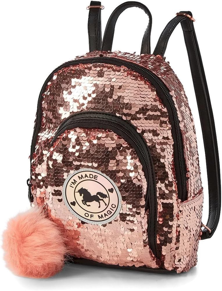 Justice Unicorn Sequin Mini Backpack