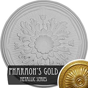 Amazon.com: Ekena Millwork CM16LUPGS Luton Ceiling Medallion, 15 3/4"OD