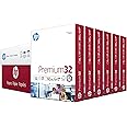HP Printer Paper | 8.5 x 11 Paper | Premium 32 lb | 6 Pack - 3000 Sheets | 100 Bright | Made in USA - FSC Certified | 113100C