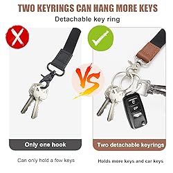 XCHIN Lanyard, Lanyards for Keys, Black Keychain