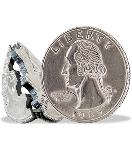 icechan Bague magnétique bombée PK en argent pour magicien professionnel - Accessoire de tours de magie - Gros plan, scène, tours de magie, gadget ( argent, 21 mm