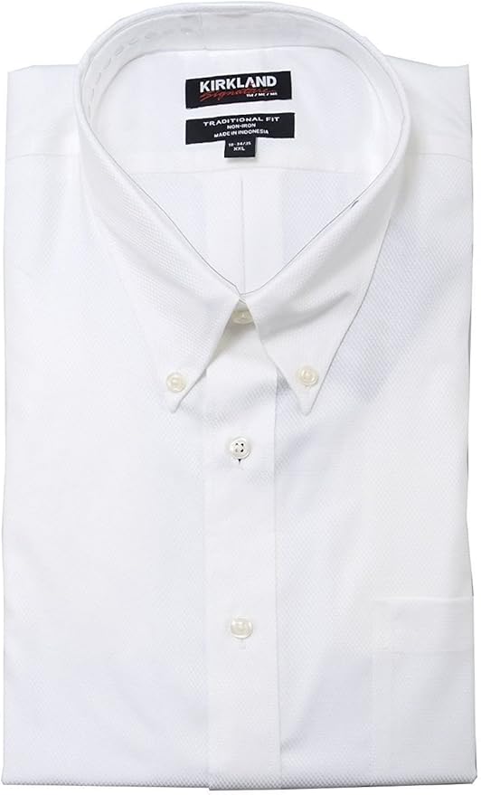 kirkland traditional fit dress shirt