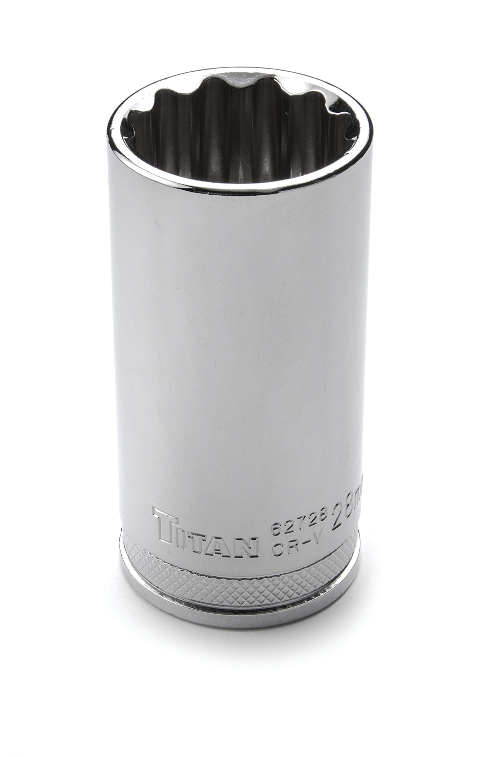 Titan 62728 28mm 1/2" Drive 12 Pt. Deep Socket